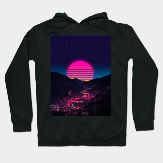 Enchanted town Italy Hoodie by funglazie